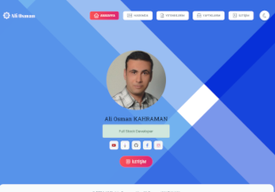 Kişisel Web Sitem