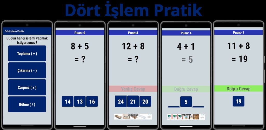 Dört İşlem Pratik